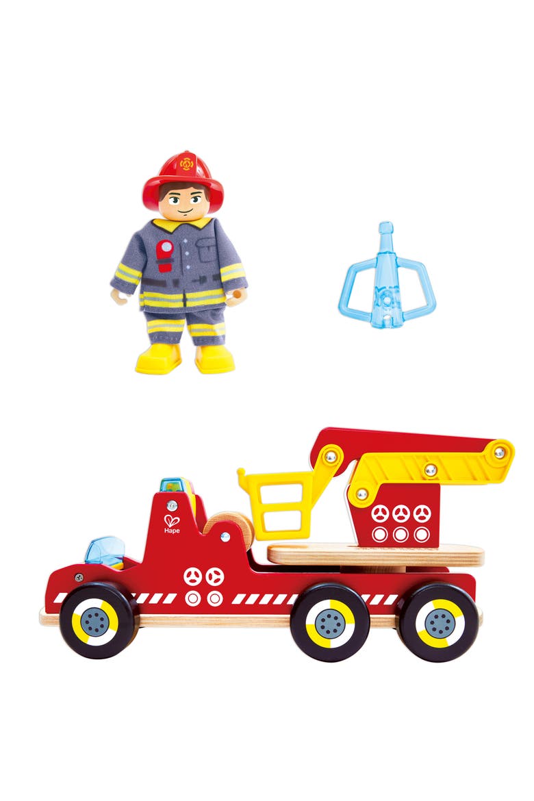 Siren & Lights Toy Fire Truck, Alternate, color, MULTIPLECOLOR