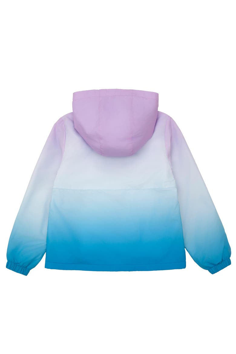 Kids' Lightweight Fleece-Lined Windbreaker, Alternate, color, Blue