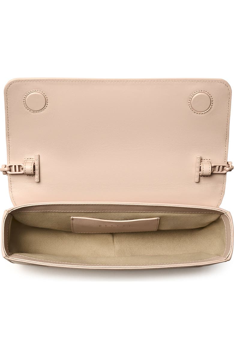DESERI Michele Monochrome Crossbody Clutch, Alternate, color, Beige