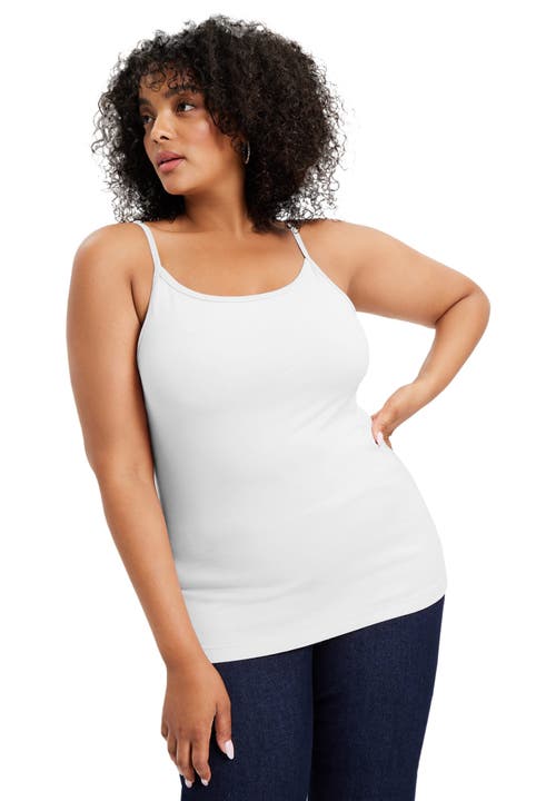 June + Vie One+only Bra Cami In White