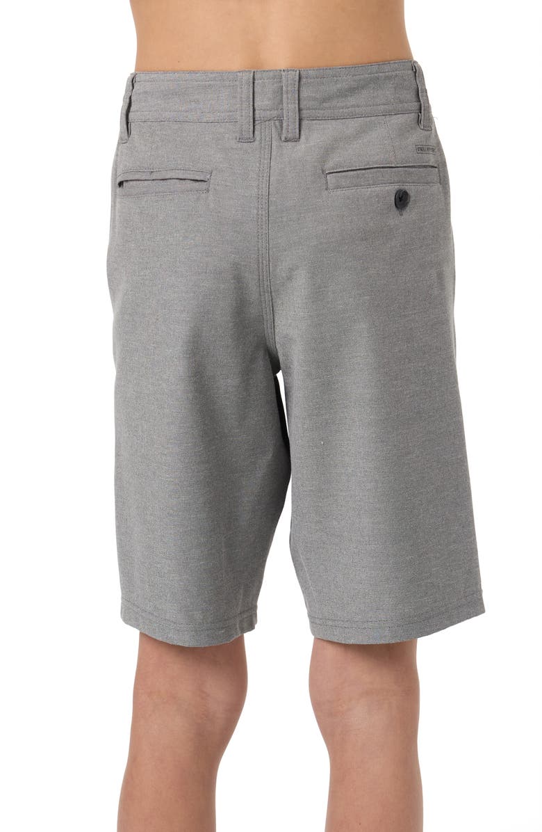 O'Neill Kids' Reserve Light Check Water Repellent Shorts, Alternate, color, Dark Shadow