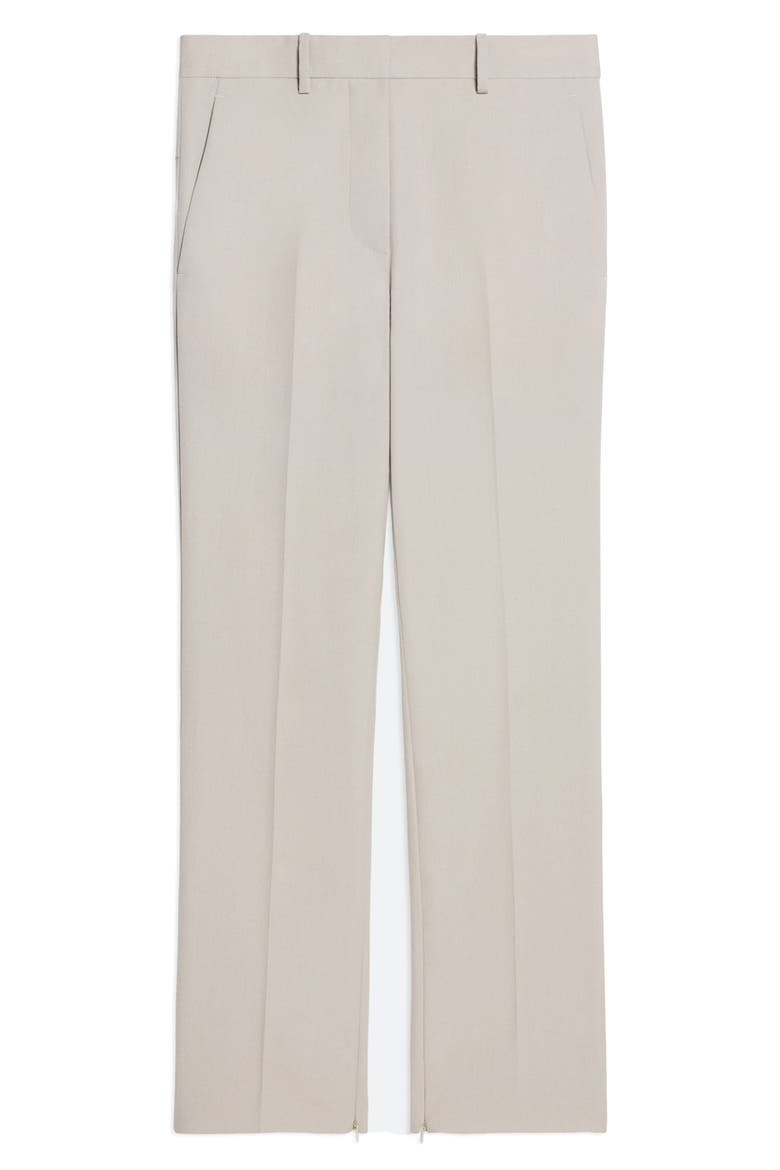 Slim Fit Virgin Wool Pants, Alternate, color, SAND