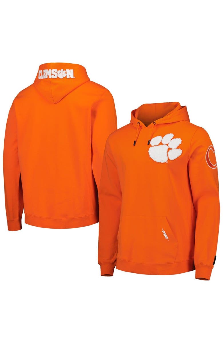 PRO STANDARD Men's Pro Standard Orange Clemson Tigers Classic Pullover Hoodie, Main, color, 