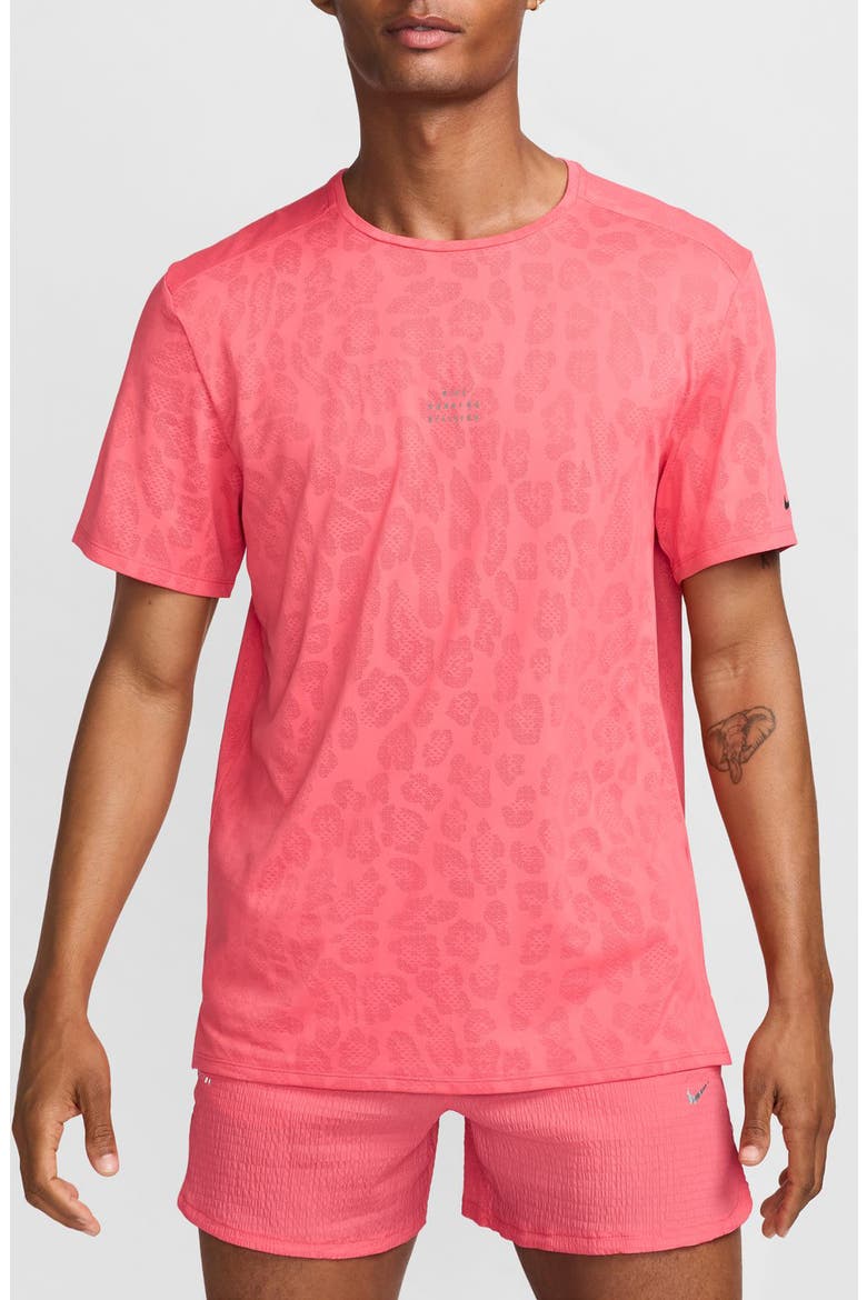 Rise 365 Run Division Dri-FIT Running T-Shirt, Main, color, ASTER PINK
