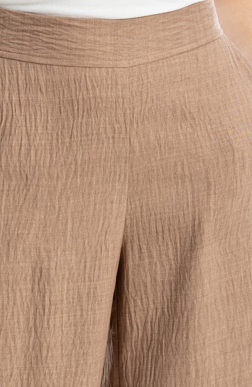 Max Studio Textured Woven Wide Leg Pants