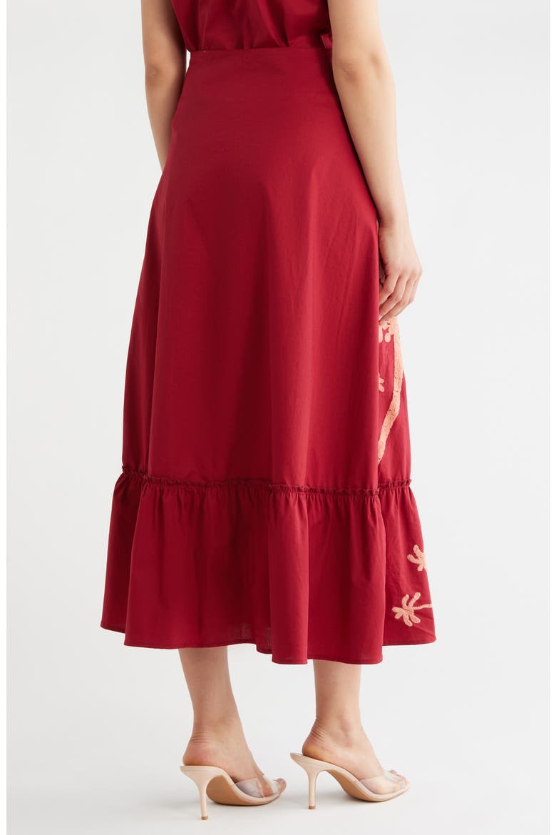Embroidered Skirt, Alternate, color, SUMMER ROSE/ GRANITE PINK