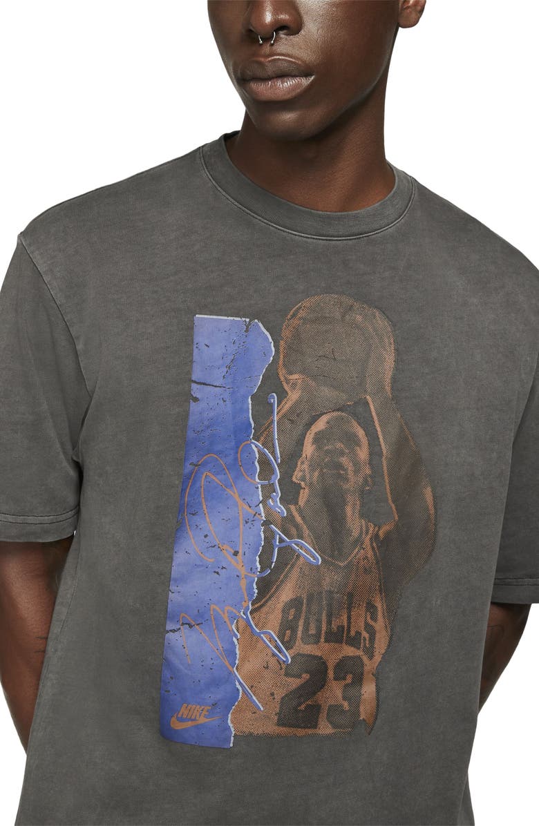 Jordan Flight Heritage 85 Graphic Tee, Alternate, color, Black