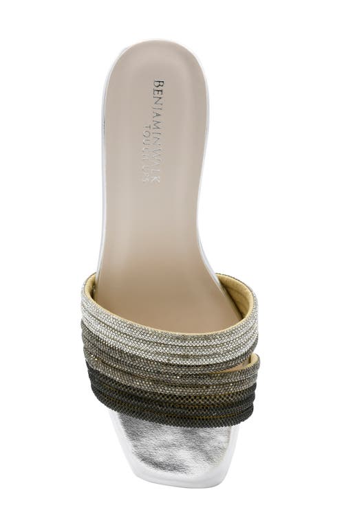Touch Ups Isla Slide Sandal In Silver