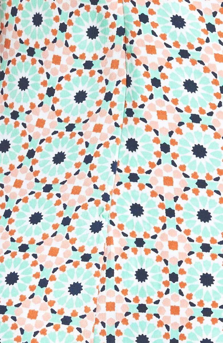 oat + fawn Sleeveless Flare Jumpsuit, Alternate, color, 