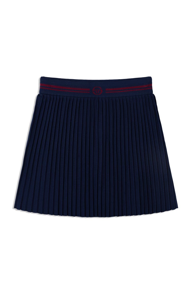 Sergio Tacchini Nota Knit Skirt, Alternate, color, Maritime Blue