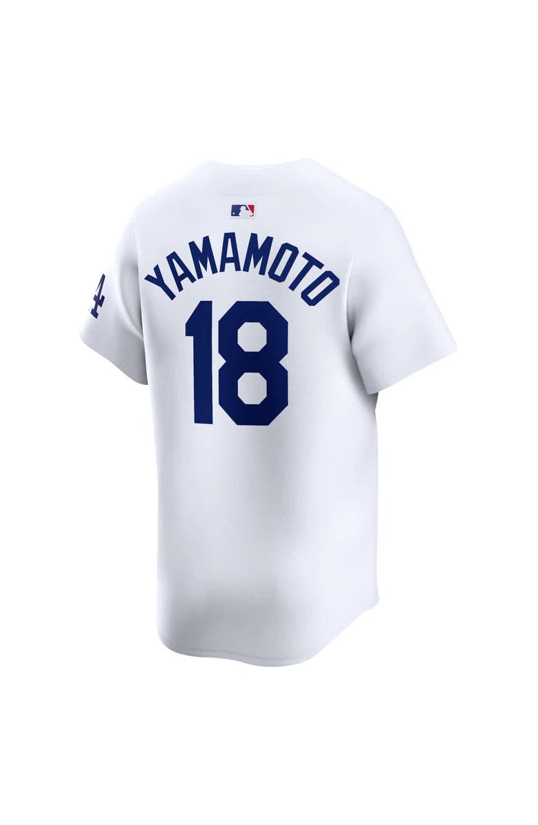 Nike Men's Nike Yoshinobu Yamamoto White Los Angeles Dodgers Home Limited Player Jersey, Alternate, color, 