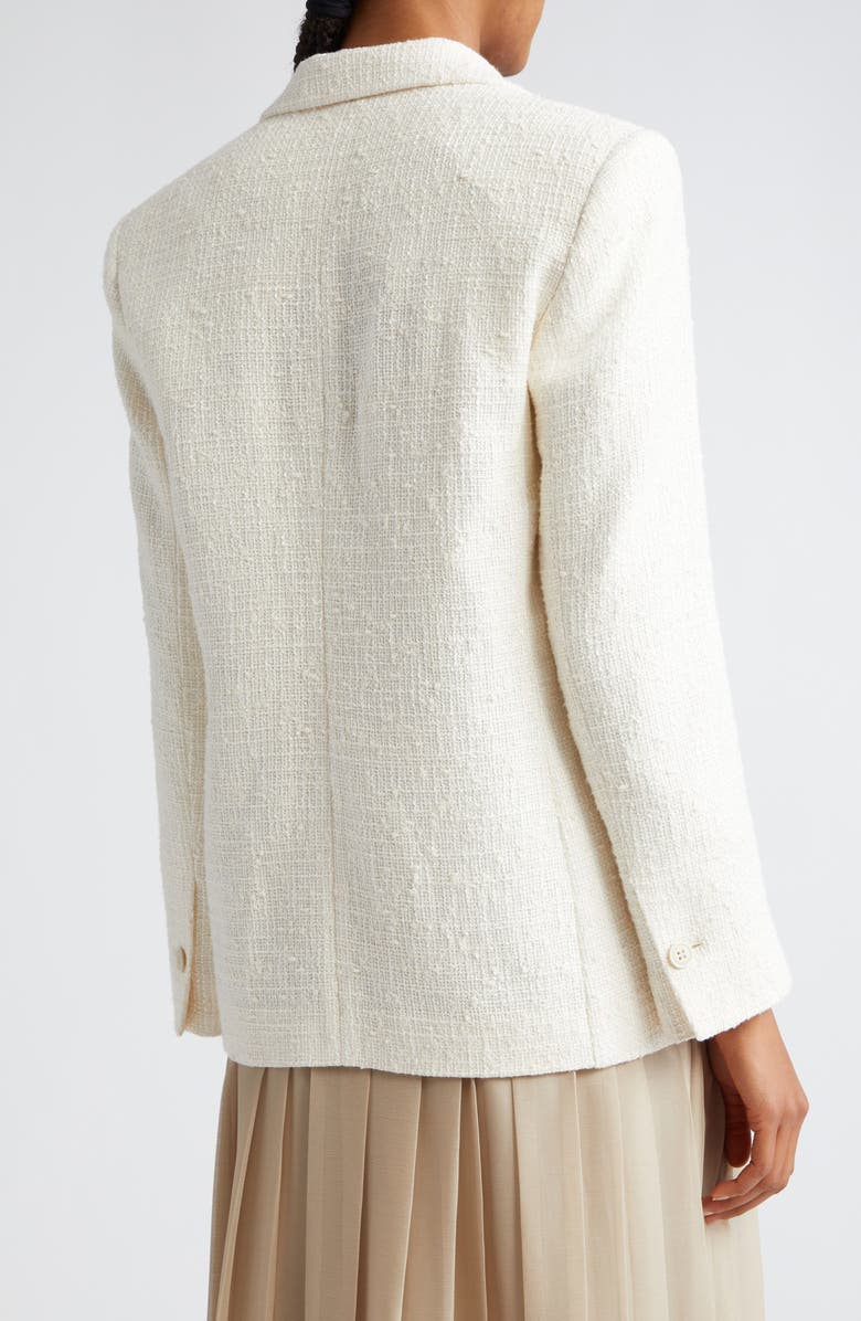 Eleventy Bouclé Blazer, Alternate, color, Ivory