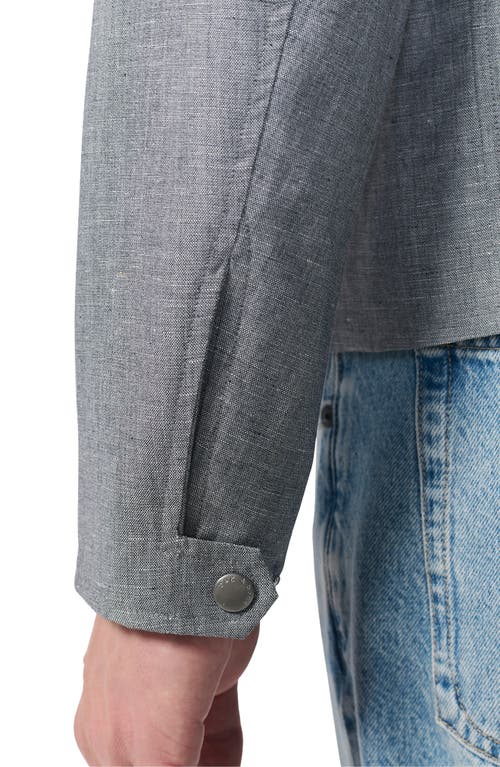 Rag & Bone Melrose Donegal Wool Blend Zip Jacket