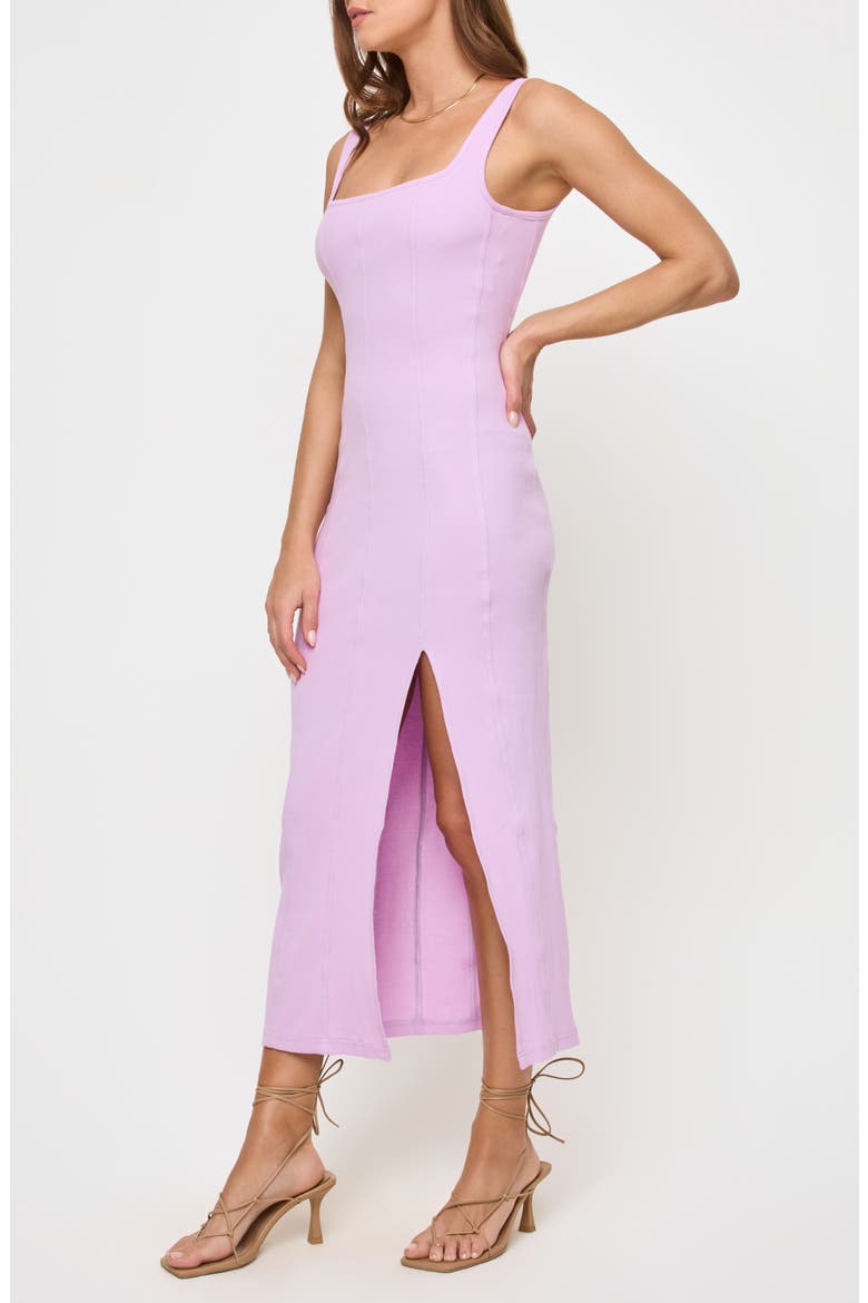 Vivienne Rib Cover-Up Dress, Alternate, color, LIGHT IRIS