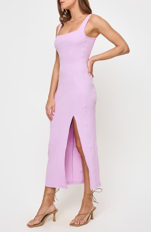 L*space Lspace Vivienne Rib Cover-up Dress In Light Iris