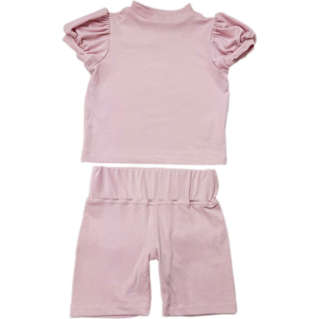 Petite Maison Kids Top And Biker Shorts Set