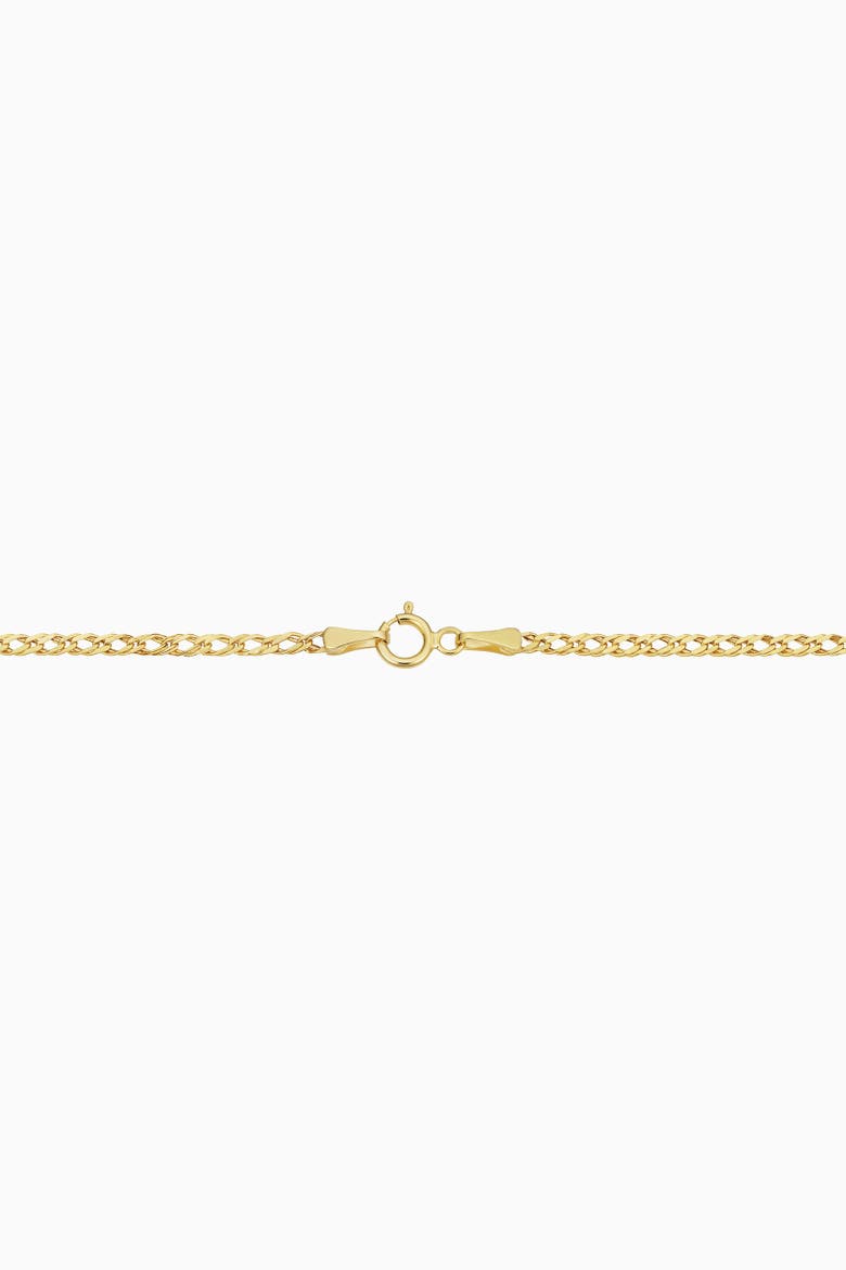 10K Gold Woven Love Petite Necklace, Alternate, color, Yellow Gold