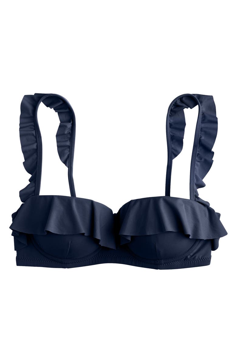 J.Crew Ruffle Underwire Bikini Top, Main, color, 