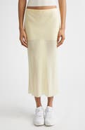 RIER Bias Cut Wool Skirt