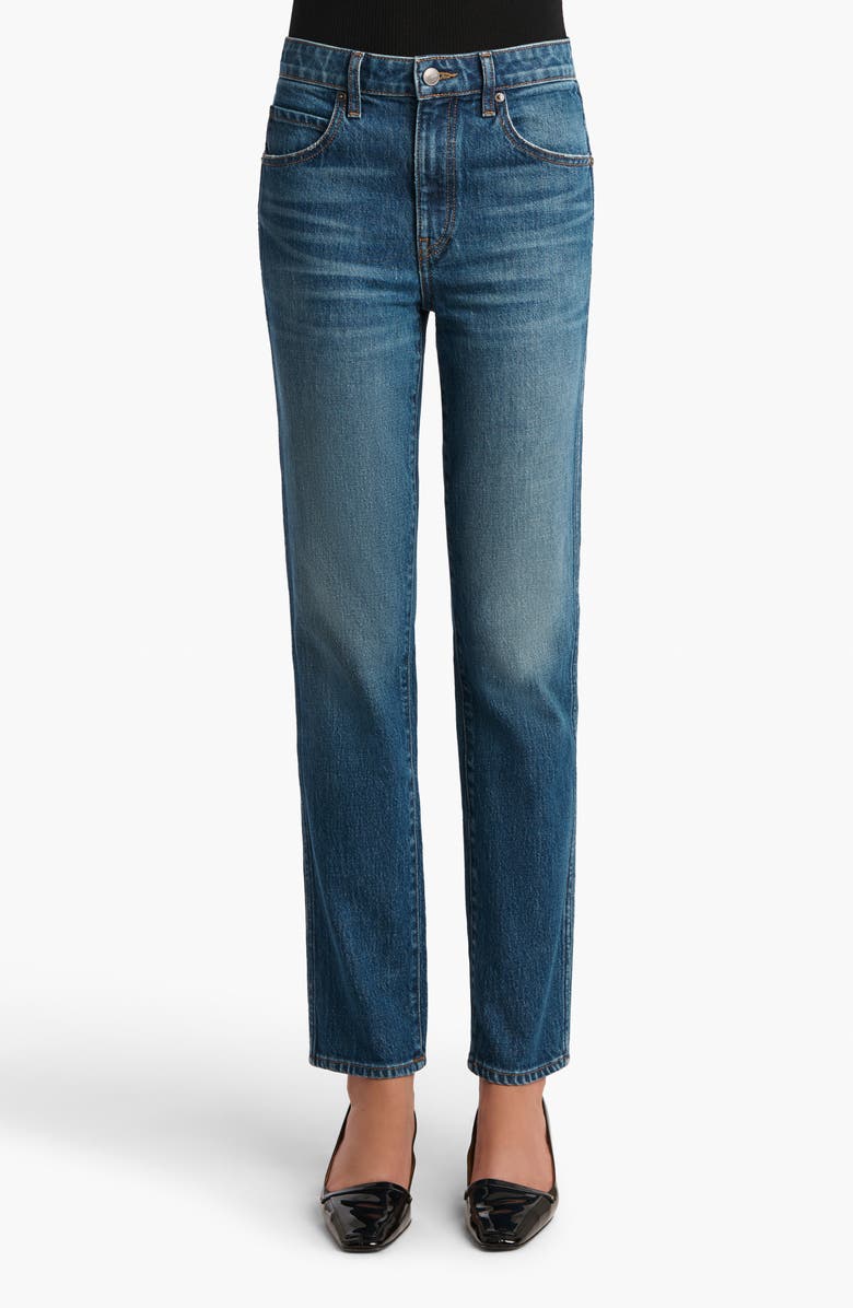 Khaite Viv Slim Cigarette Jeans, Main, color,