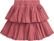 Polo Ralph Lauren Kids' Tiered Cable Stitch Cotton Skirt
