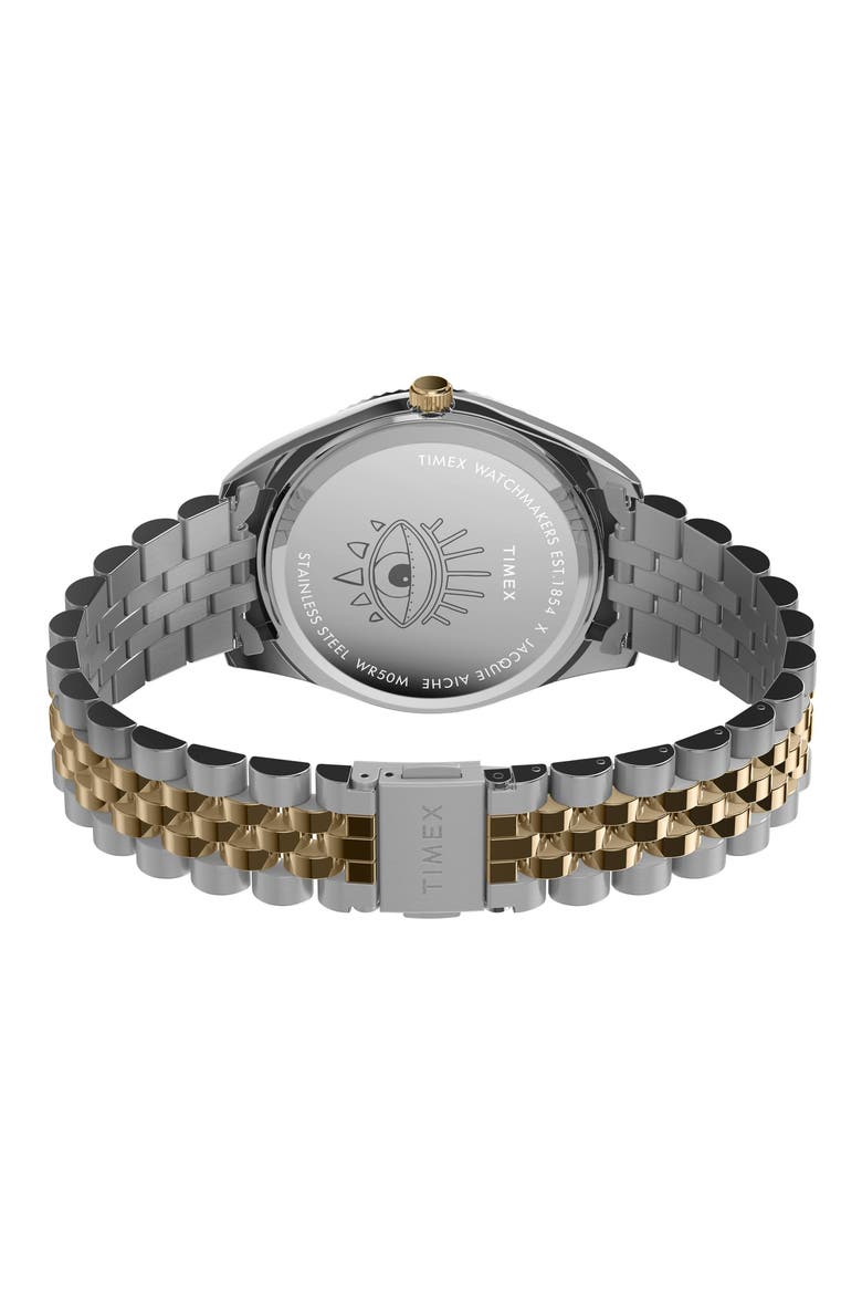 Waterbury x Jacquie Aiche Bracelet Watch, 36mm, Alternate, color, TWO-TONE