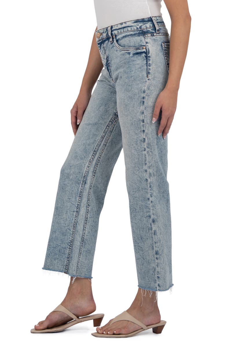 KUT from the Kloth Kelsey High Waist Kick Flare Jeans, Alternate, color, Devotion
