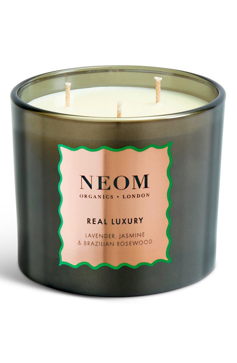 NEOM Wellbeing Real Luxury Candle, Main, color, 