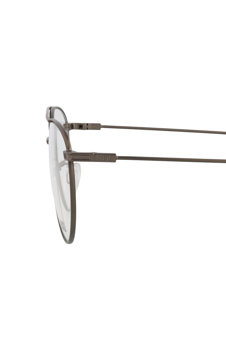 McQueen 56mm Aviator Optical Glasses, Alternate, color, 