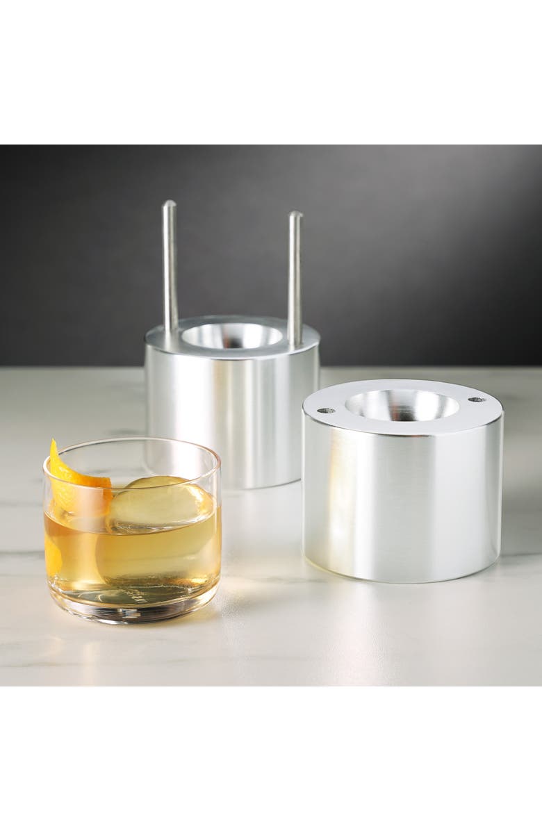 Viski Glacier Rocks 55 mm Ice Ball Maker, Alternate, color, Silver