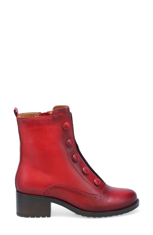 Miz Mooz Jozie Bootie In Red Antique