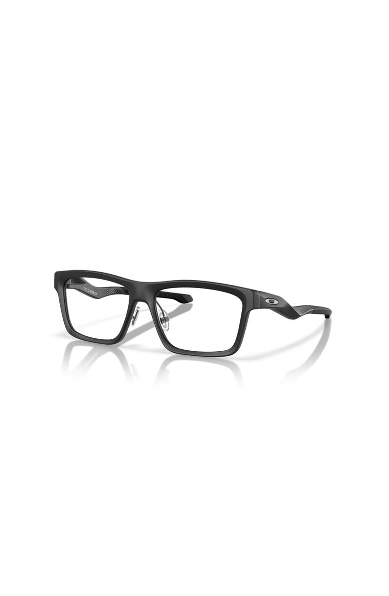 Oakley 48mm Rectangle optical glasses, Main, color, Black