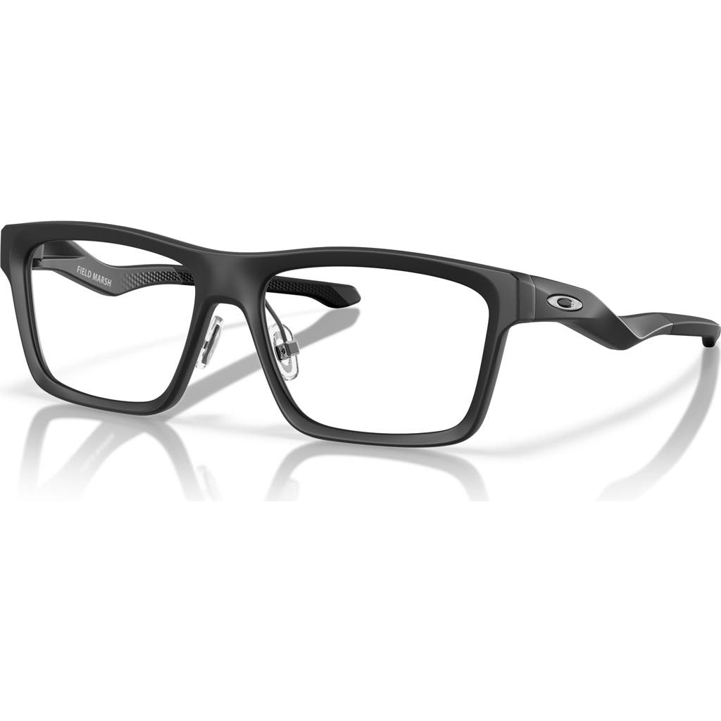 Oakley 50mm Rectangle Optical Glasses In Gray