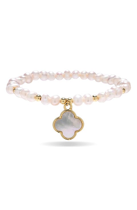 Anastasia Freshwater Pearl Stretch Bracelet