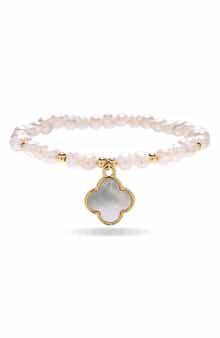 Anastasia Freshwater Pearl Stretch Bracelet