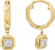 EFFY 14K Gold Lab Grown Diamond Huggie Hoop Earrings