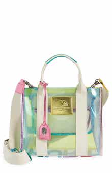 Kurt Geiger London Mini Southbank Vinyl Clear Tote