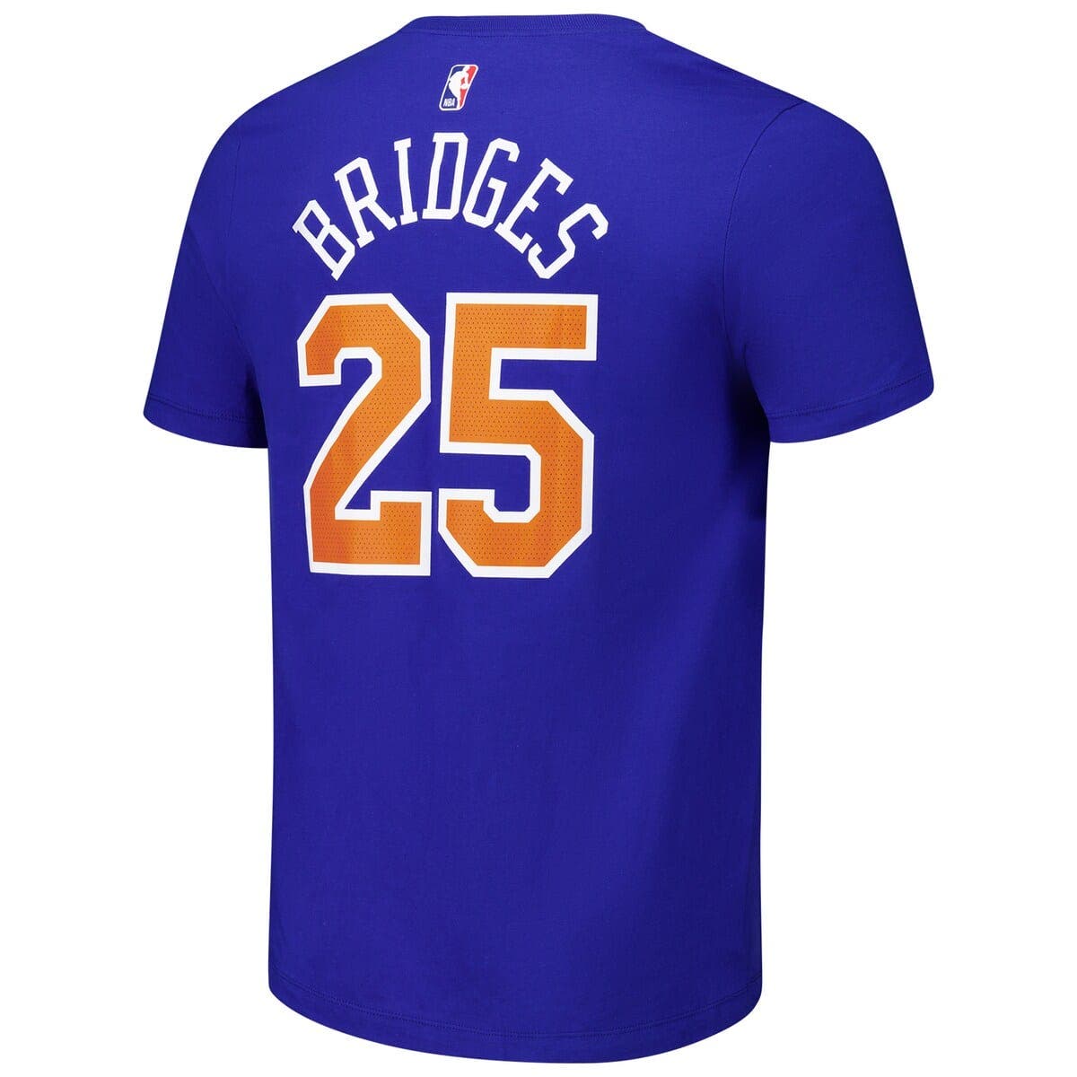 Unisex Nike Mikal Bridges Blue New York Knicks Name & Number T