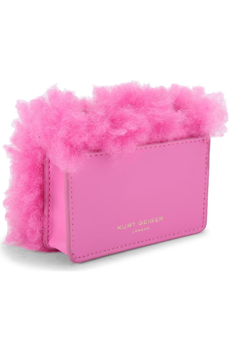 Kurt Geiger London Micro Kensington Faux Fur Crossbody Bag, Alternate, color,