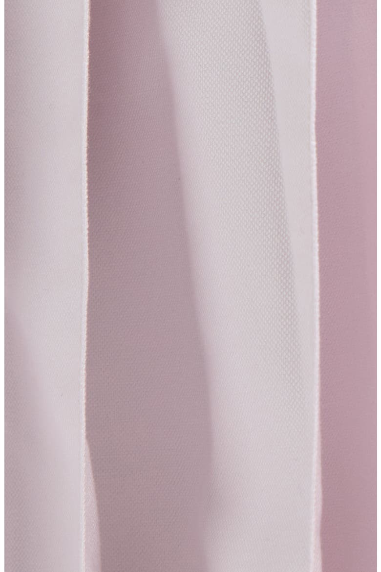 4-Bar Pleated Cotton Oxford Miniskirt, Alternate, color, LIGHT PINK