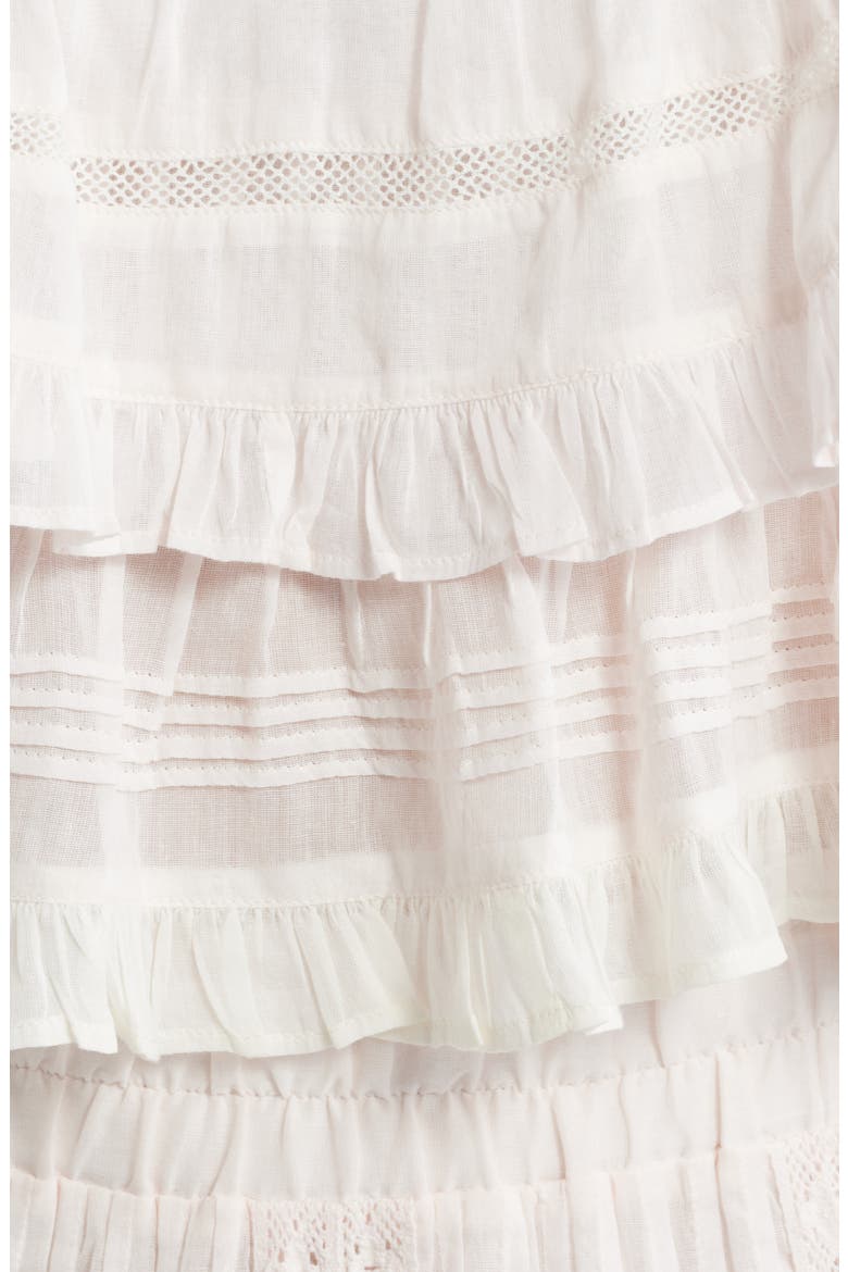 Novalee Ruffle Cotton Dobby Top, Alternate, color, TEA ROSE PINK