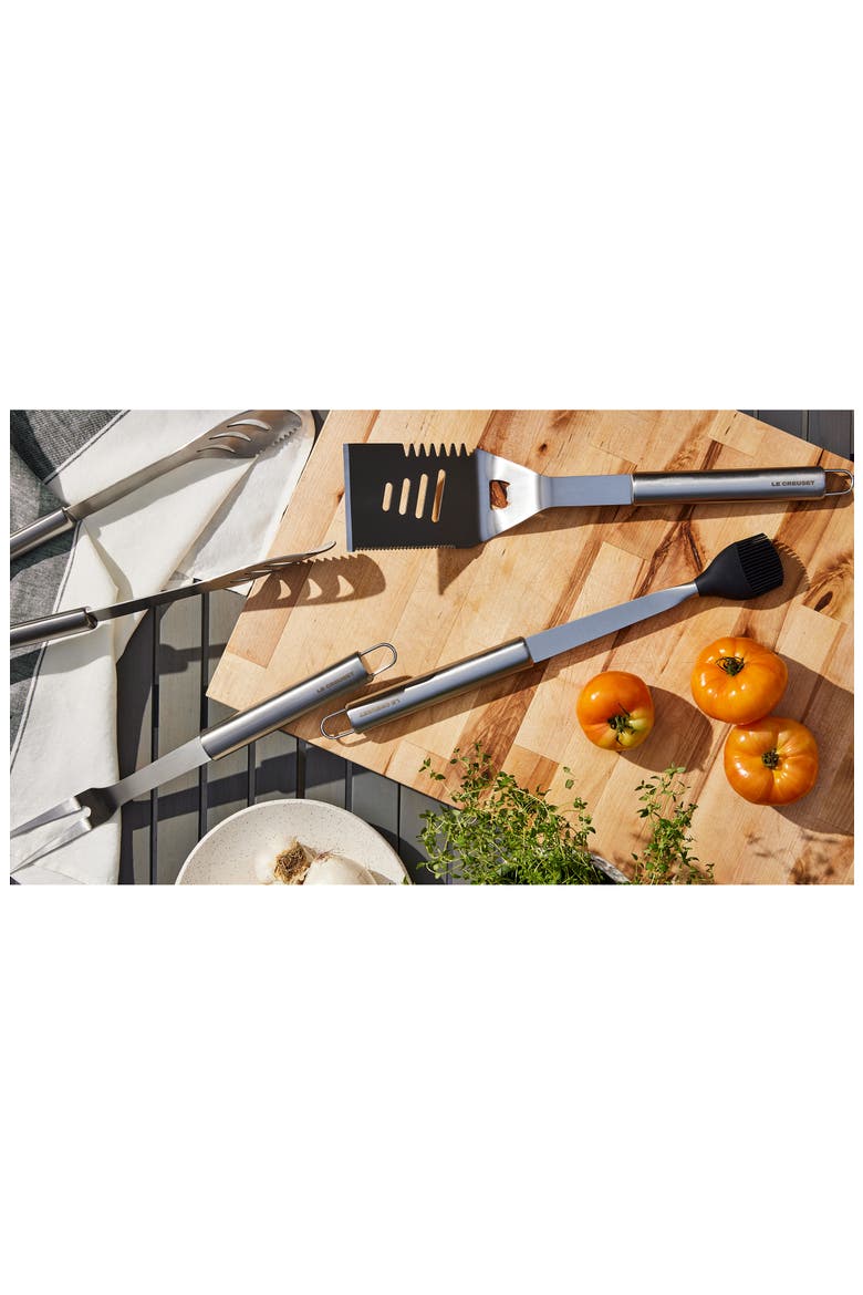 Outdoor 5-Piece Grilling Tools Set, Alternate, color, STAINLESS STEEL