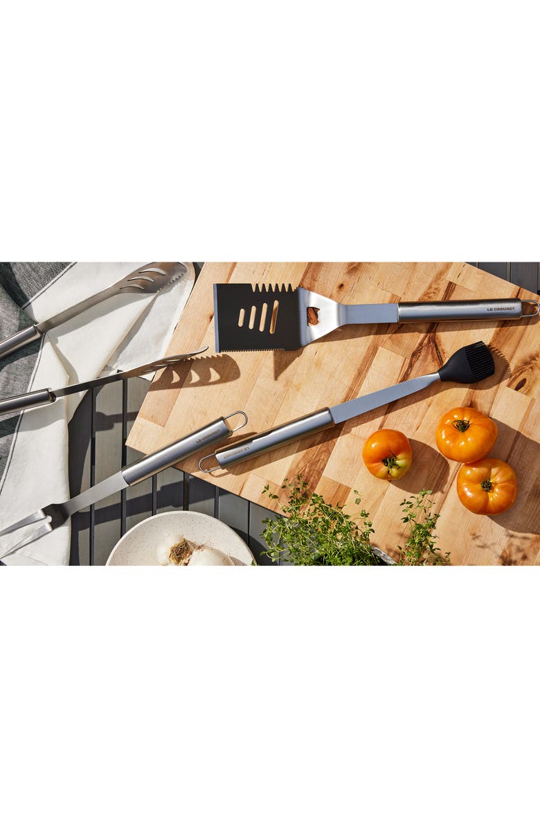 Le Creuset Outdoor 5-Piece Grilling Tools Set, Alternate, color, Stainless Steel