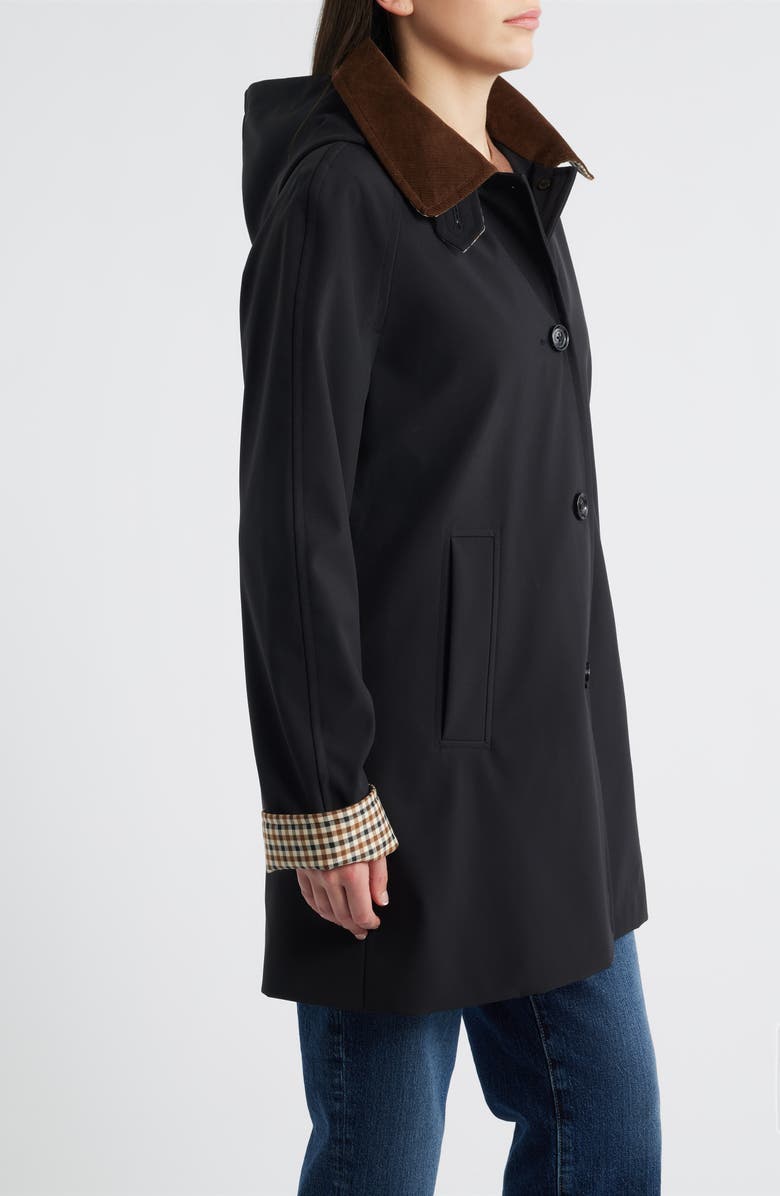 London Fog Topper Water Resistant Jacket, Alternate, color, Black