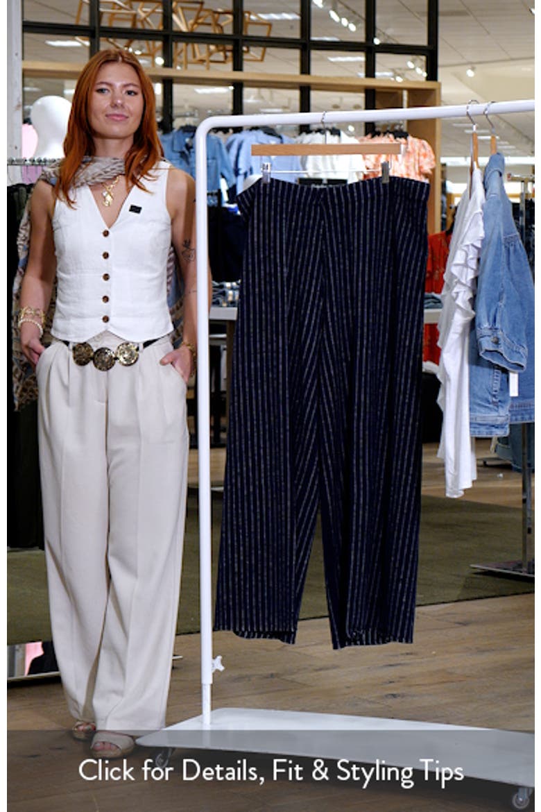 Destination Stripe Wide Leg Knit Pants video