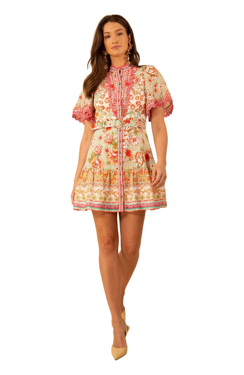 Hale Bob Maggie Linen Dress, Main, color,