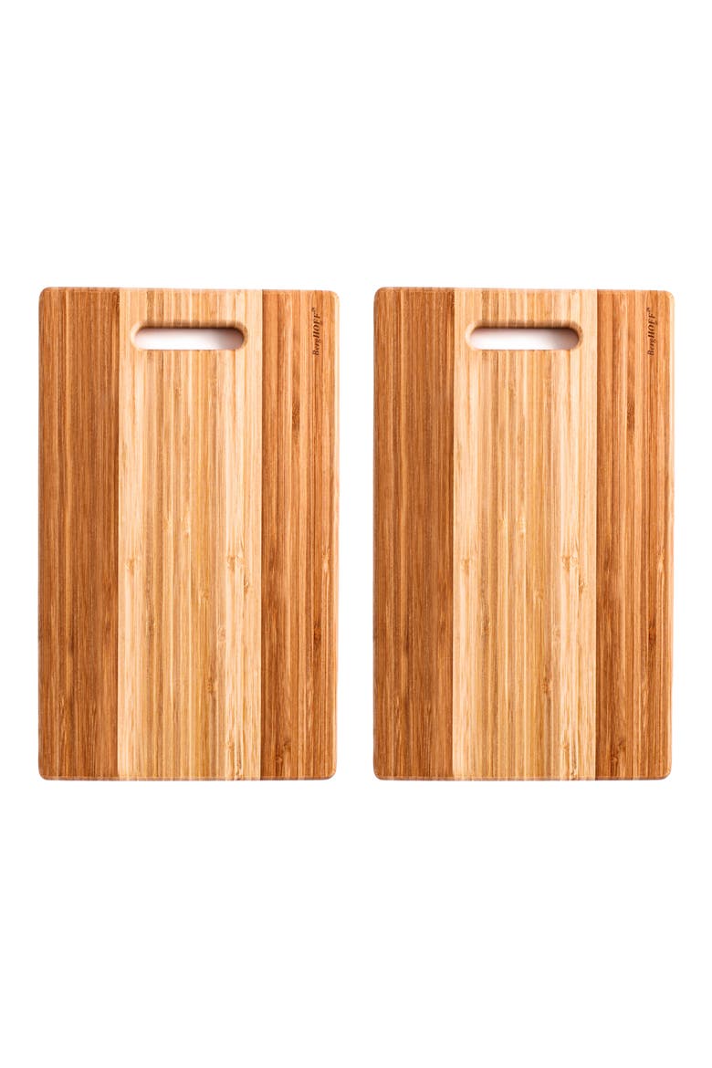 Bamboo 2-Pack Cutting Boards, Main, color, BEIGE