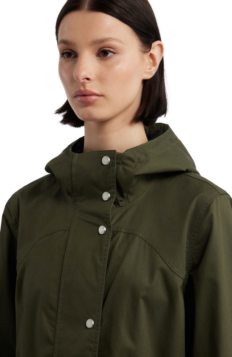 Hunter Adela Hooded Waterproof Jacket, Alternate, color, 