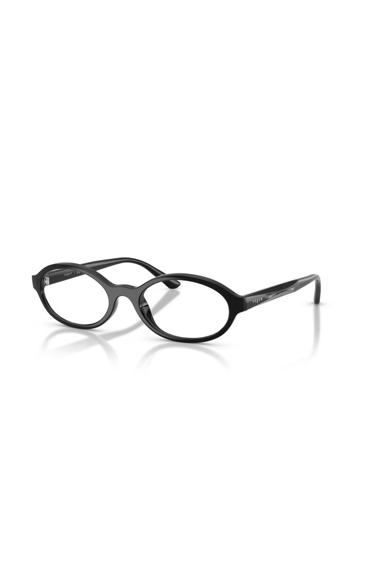 53mm Oval optical glasses, Main, color, Black