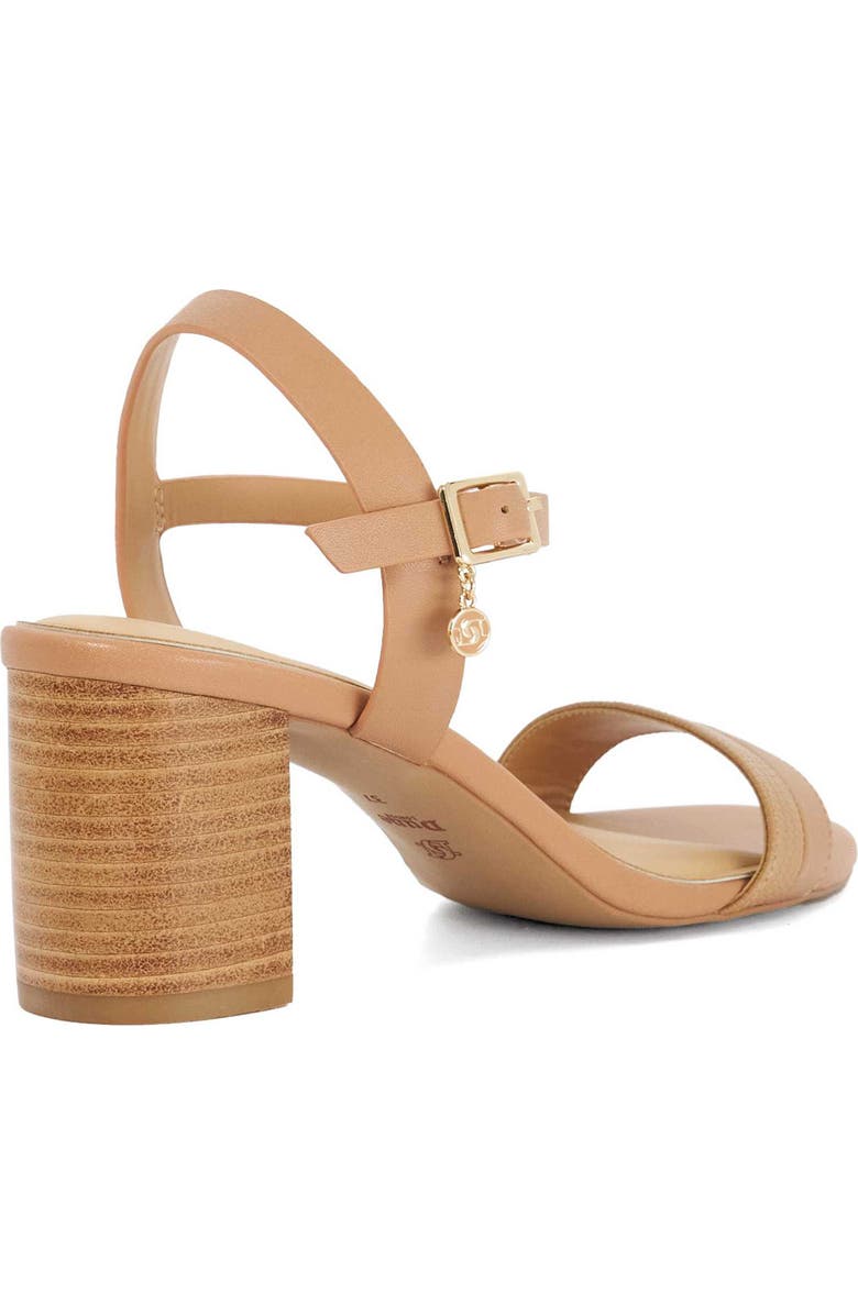 Dune London Jaycie Ankle Strap Sandal, Alternate, color, Caramel